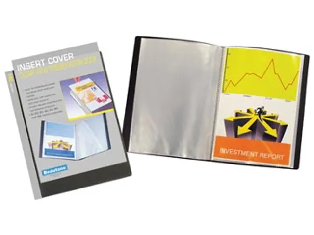 Showalbum A4 100 Tassen Zwart Met Insteek