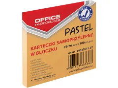 Memoblok Pastel 76x76mm 100 vel oranje