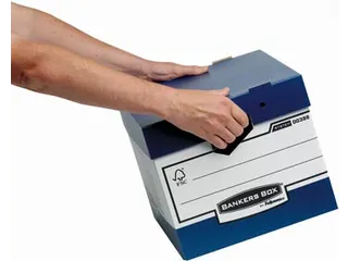 Archiefdoos Formaat 33,3 X 29,2 X 40,4 Cm Blauw - 2