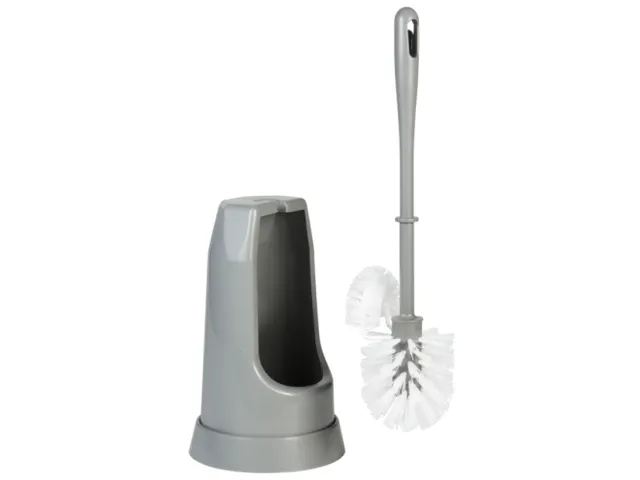 Brosse toilette classique + brosse pour les bords + support rond 400mm