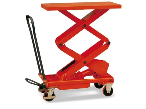 Schaarhefwagen 300kg Hefbereik 435-1585mm Met Dubbeleschaar Ral2002