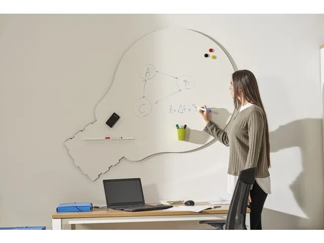 Whiteboard Rocada Skinshape Idea 75x115cm wit gelakt