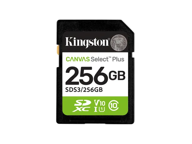 256GB SDXC Canvas Select Plus Gen3 150MB/s C10 UHS-I U1 V10