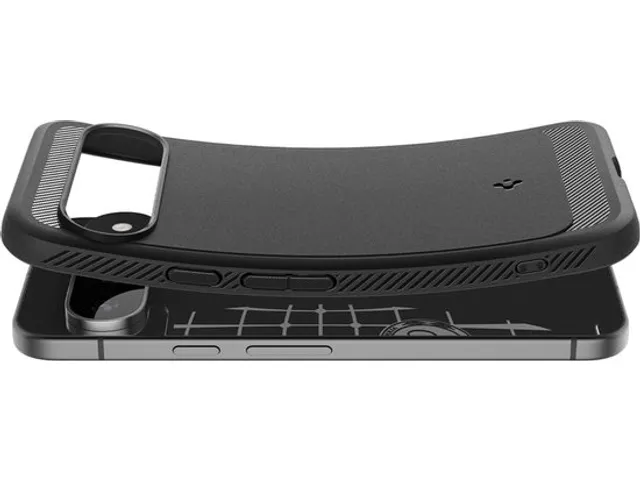 Spigen Case ACS07685 Google Pixel 9 (Pro) Rugged Armor Mat zwart