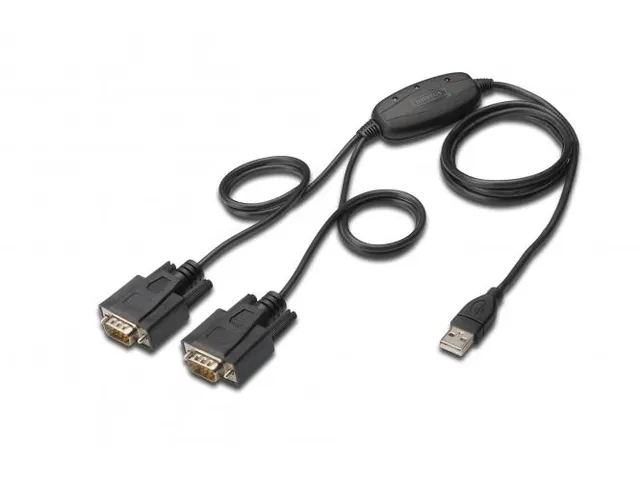 USB naar seriële adapter RS232 2x RS232 kabeltype chipset: FT2232H 1,