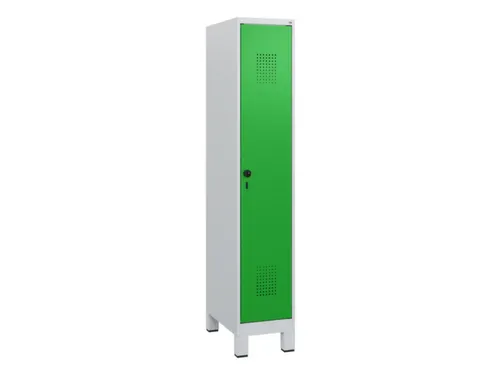 schoollocker,HxBxD 1630x300x500mm,1vak,vak B 300mm,draaigrendel,voeten