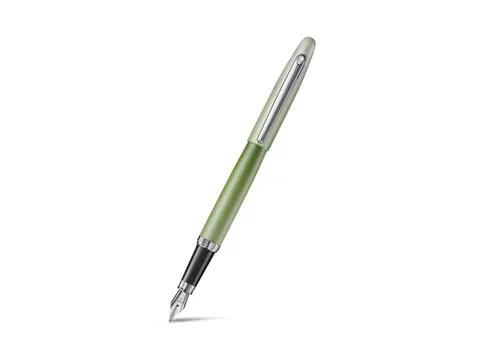 Vulpen Sheaffer VFM E9431 M Matcha Green ombre, chrome trims