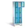 Lockerkast 1850x610x500mm 2x4 vakken Cilinderslot Poten, RAL5012