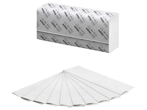 Handdoek Satino Comfort PT2 z-vouw 2-laags 20,6x24cm wit 277330