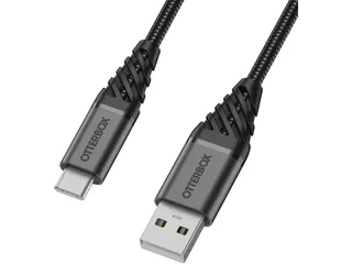 OtterBox Premium Datatransferkabel USB-A naar USB-C 1m zwart - 1