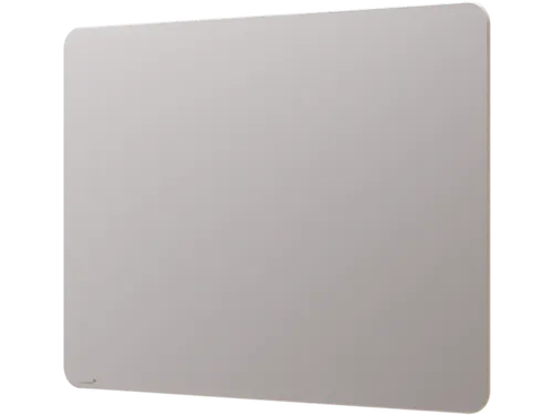 Mat Glasbord 90x120cm Warm Grey Ronde Hoeken