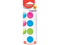Maped Kleurmagneten op Blister Diameter 27mm Blauw