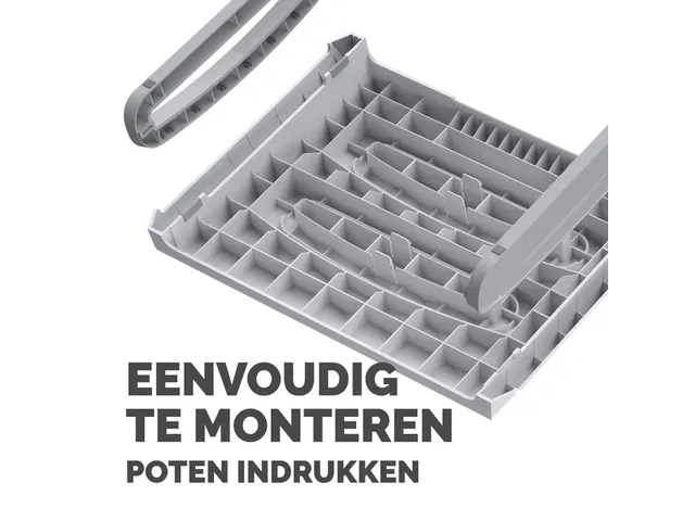 Voetensteun Fellowes Breyta wit