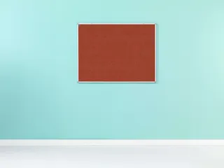 Prikbord 90x120cm Oranjerood Accent Softline Profiel 16mm - 2
