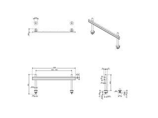 Viewlite Toolbar Bureaurail 702 Zilver Wit - 4