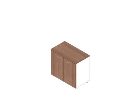 kantoorkast,HxBxD 730x800x450mm,1xhouten vloer,2ordnerhoogte,romp wit