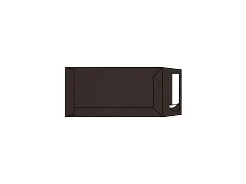 Gekleurde Envelop 120 gram DL 110x220mm Bruin 500 Stuks