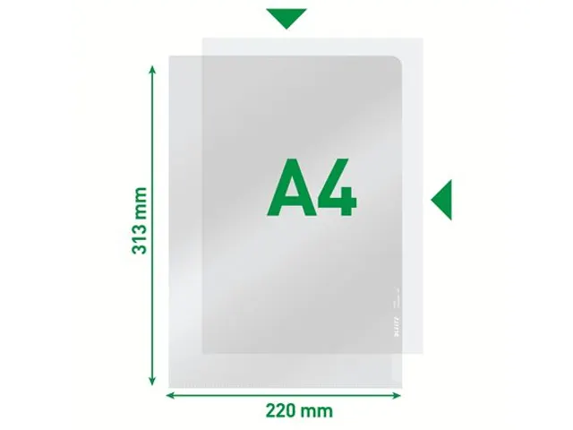 Insteekmap L-Model Leitz 4100 A4 Pvc 0.15mm Transparant Helder