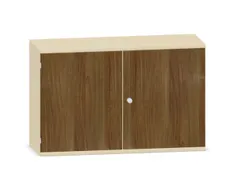 kantoorkast,HxBxD 770x1200x430mm,decor romp esdoorn,decor front noten