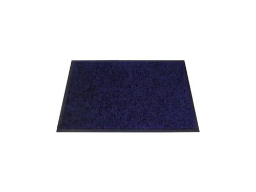Schoonloopmat Binnen 40x60 Cm Wasbaar Donkerblauw 2 Stuks