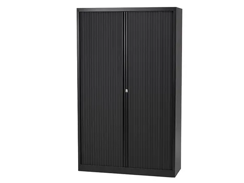 Roldeurkast Incl. 4 Legborden Zwart 198x100x43