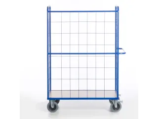 etagewagen,draagverm. 600kg,laadvl. LxB 1200x800mm,houtetage,RAL5010 - 7