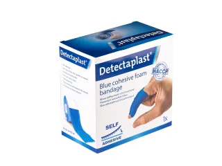 Foamverband blauw Detectaplast 6cmx4,5m - 4
