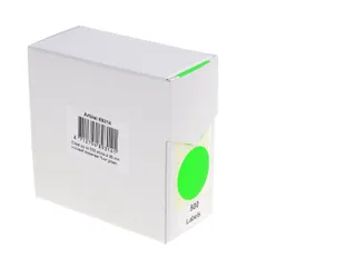 Etiketten Op Rol 35mm Fluor Groen Met Dispenser 500 Stuks - 3