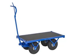handtrekwagen,draagverm. 1300kg,laadvl. LxB 1200x690mm,Multiplexplaat