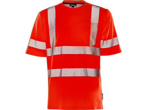 Fristads 100973 T-shirt, rood, maat XS, per stuk