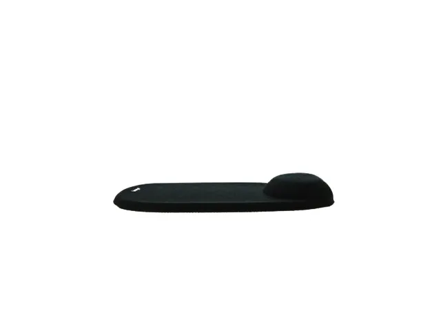 Muismat Kensington met polsondersteuning foam zwart