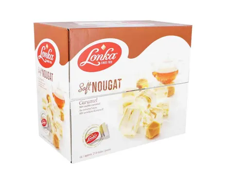 Nougat Lonka caramel doos 214 stuks