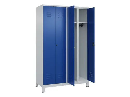 locker voor scheiding van kleding,HxBxD 1950x1200x500mm,4vak