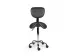 Tabouret selle avec dossier et vérin à gaz standard noir