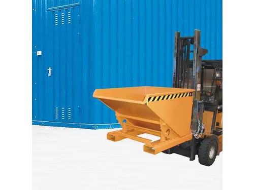 Kiepbak Hxbxd 835x1570x1260mm 0.90m³ Afrolmechaniek Gelakt Ral7005