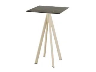 statafel,HxBxD 1090x700x700mm,rechthoekig,4voeten zandkleuren - 1