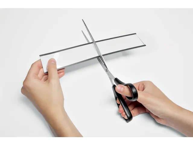 Etikethouder Durable magnetisch 200x30mm antraciet 50 stuks