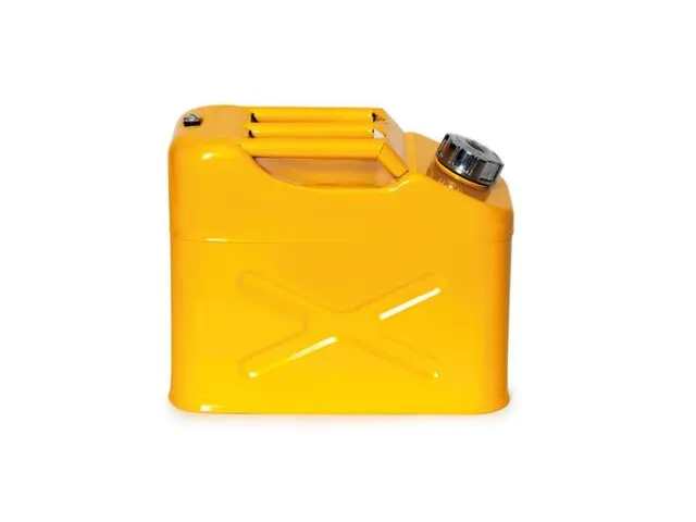 Jerrycan De Sécurité P. Substances Inflammables/Agressives Acier Jau