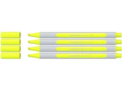 Markeerstift Schneider Shine-Up etui geel 3+1 gratis