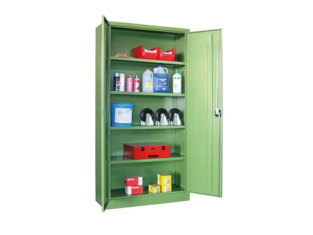 universele kast,HxBxD 1950x1000x400mm,RAL7035,front RAL7016