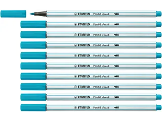 Brushstift STABILO Pen 568/31 lichtblauw - 8