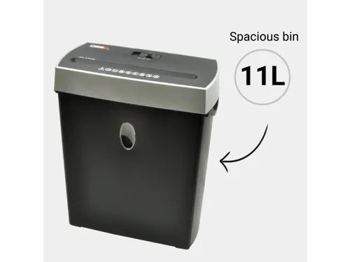 Papiervernietiger 8 Vel 4x38 mm 11 Liter