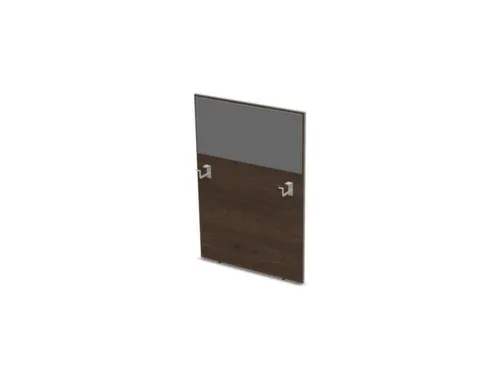 baliepaneel bureau aanbouw rechts 800mm NV bruin hickory BN8078-grijs