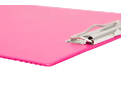 Klembord MAUL A4 staand PVC neon roze