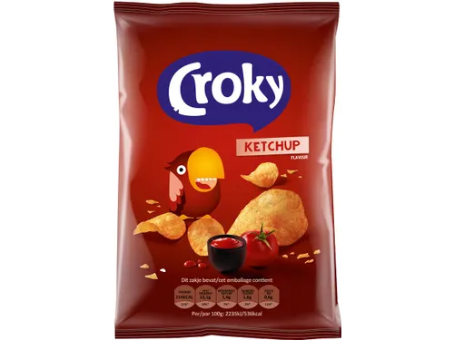 Croky chips KETCHUP zak van 100 gr