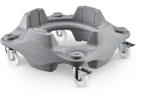 Tonroller,v. 75/100l ton,frame grijs,4zwenkwielen