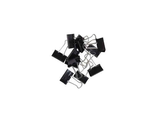 Papierklem MAUL 213 Foldback 32mm capaciteit 13mm zwart