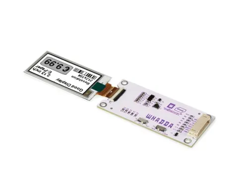 2.13 Inch E-INK Weergavemodule - Zwart / WIT
