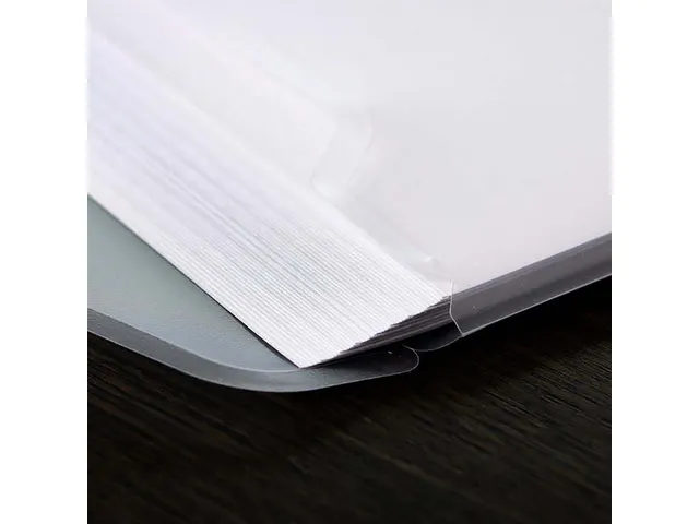 Enveloptas HF2 A4 240x310mm 11-gaats PP transparant wit