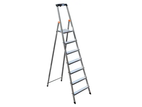 Lichte Universele Ladder 7treden Aluminium Kunststof